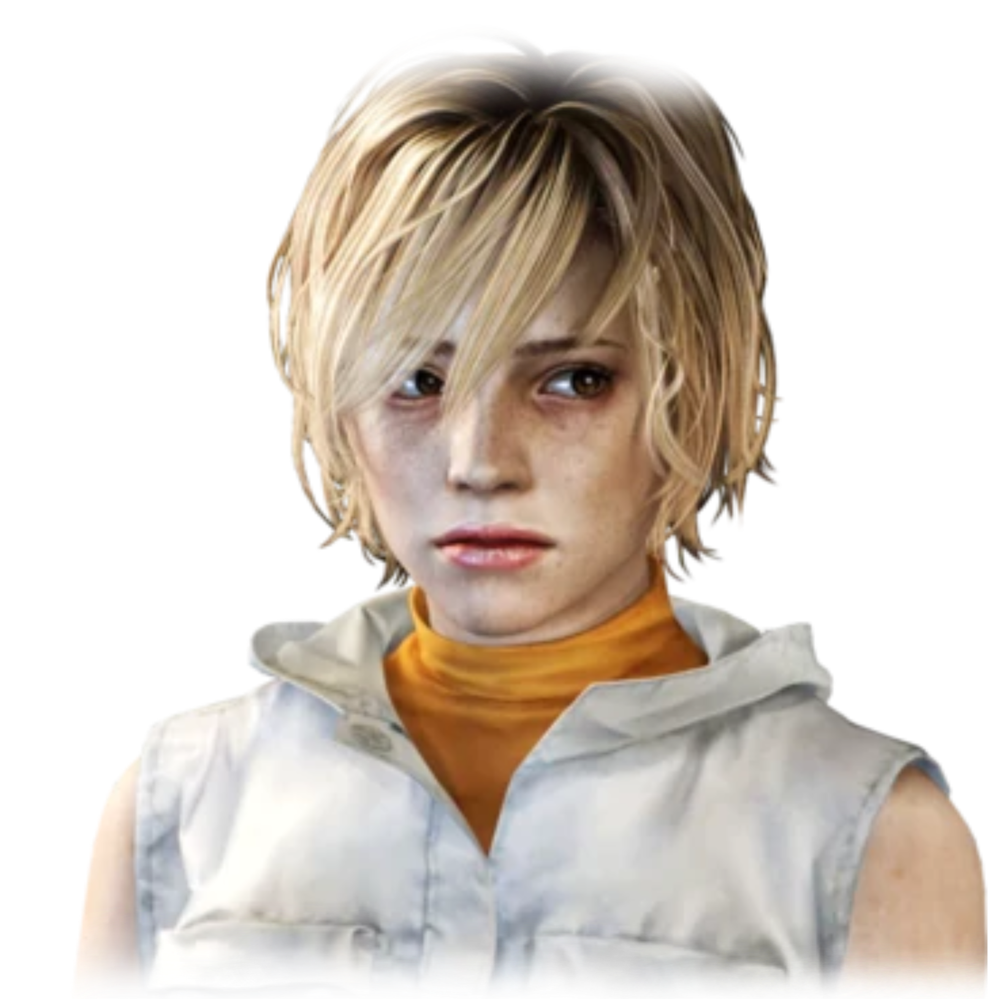 Cheryl Mason from Silent Hill 3 looking off to the right
